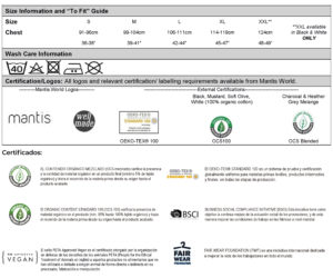 Tallaje y certificados