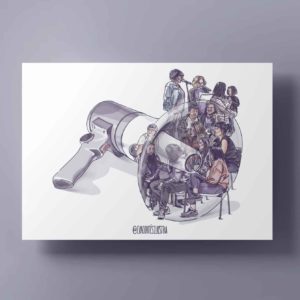 MEGÁFONO Y COMPAÑERAS