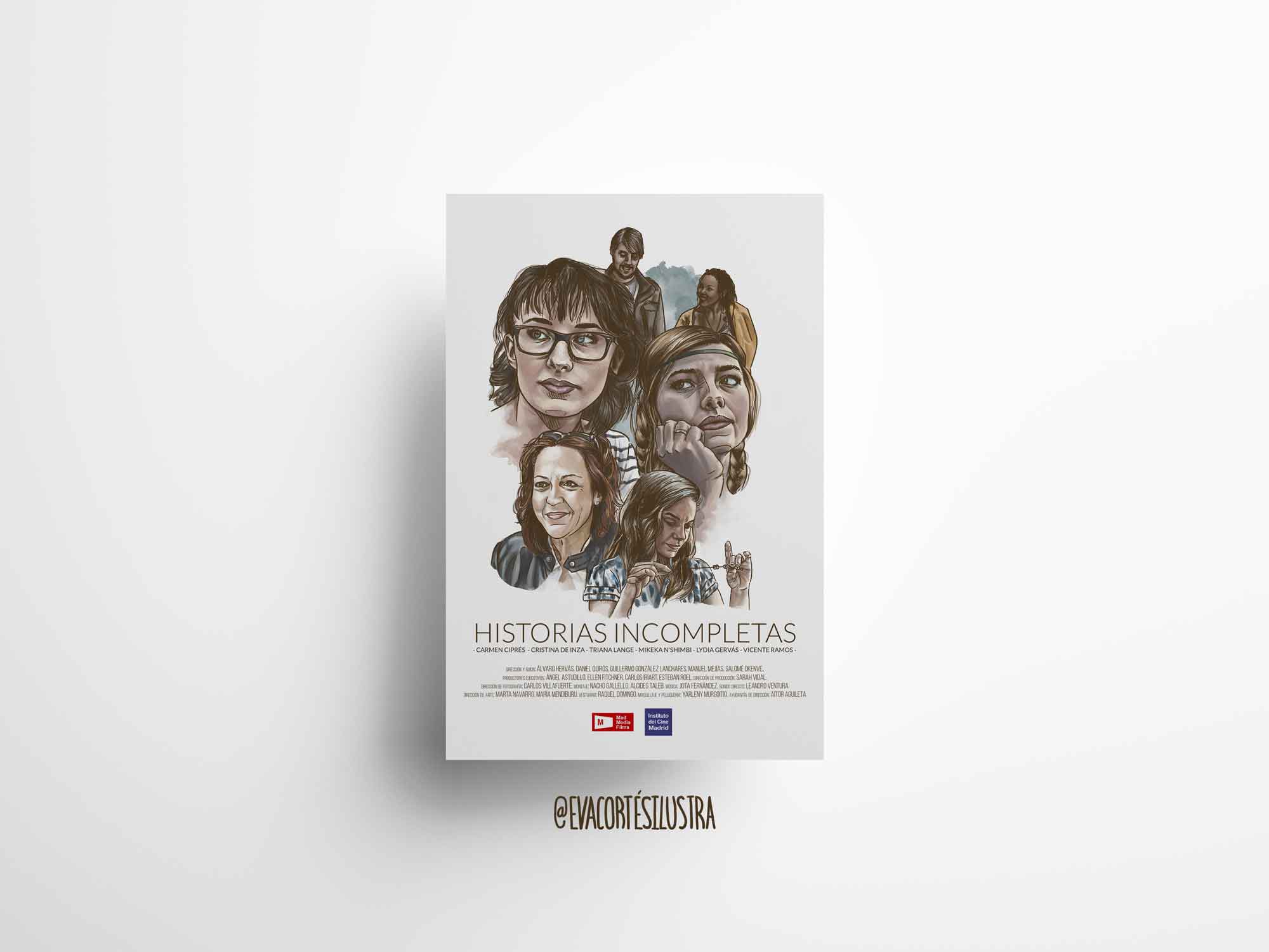 Cartel cinematográfico: HISTORIAS INCOMPLETAS